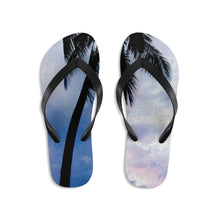 Load image into Gallery viewer, Sunset Palm Unisex Flip-Flops
