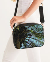 Load image into Gallery viewer, The Bright Painted Palm Crossbody Bag
