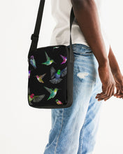Load image into Gallery viewer, Jardín de Colibrí Messenger Pouch (outer polyester)
