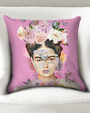 Load image into Gallery viewer, Oh My Frida! Mauve Throw Pillow Case 20&quot;x20&quot;
