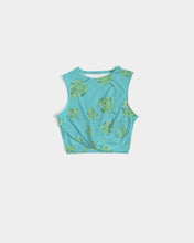 Load image into Gallery viewer, Jungle Leaf Women&#39;s Twist-Front Tank

