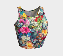 Load image into Gallery viewer, Floral Explosion Yoga Crop Top
