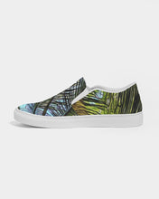 Load image into Gallery viewer, The Bright Painted Palm Women&#39;s Slip-On Canvas Shoe
