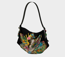 Load image into Gallery viewer, Freedom Butterfly Collage  Boho Origami Tote

