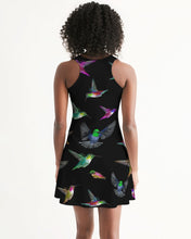 Load image into Gallery viewer, Hummingbird Pattern Paradise Women&#39;s Racerback Dress
