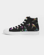 Load image into Gallery viewer, Hummingbird Paradise Women&#39;s Hightop Canvas Shoe

