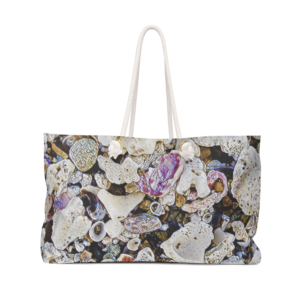 Sugar Beach Sea Shells Weekender Bag