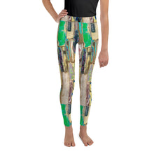 Load image into Gallery viewer, Bahama Beach Wood Youth Leggings
