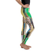 Load image into Gallery viewer, Bahama Beach Wood Youth Leggings
