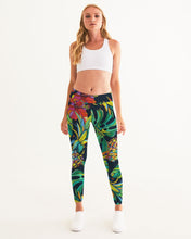 Load image into Gallery viewer, Bora Bora Pineapple Jungle Women&#39;s Yoga Pants
