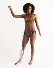 Load image into Gallery viewer, Mistico Colibri Feathers Women&#39;s Triangle String Bikini
