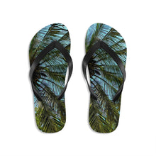 Load image into Gallery viewer, Tropical Palm Unisex Flip-Flops
