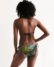 Load image into Gallery viewer, The Bright Painted Palm Women&#39;s Triangle String Bikini
