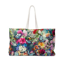 Load image into Gallery viewer, Floral Explosion Weekender Bag
