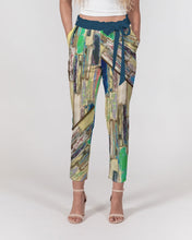 Load image into Gallery viewer, Bahama Beach Wood Women&#39;s Belted Tapered Dress Pants  (Polyester Blend)
