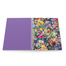 Load image into Gallery viewer, Floral Explosion Spiral Notebook
