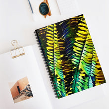 Load image into Gallery viewer, Jungle Ferns Spiral Notebook - Ruled Line
