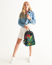 Load image into Gallery viewer, Bora Bora Pineapple Jungle Small Canvas Backpack
