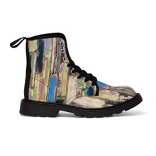 Load image into Gallery viewer, Vintage Surfer Beach Wood Canvas Boots with Soul
