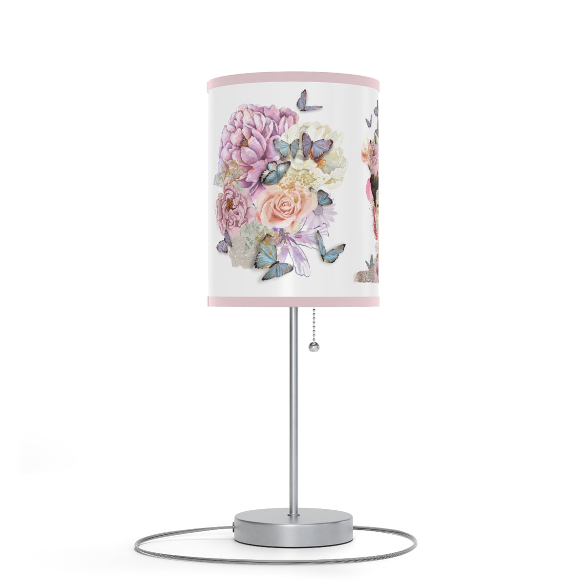 Oh My Frida Floral Butterfly Collage Lamp and Stand