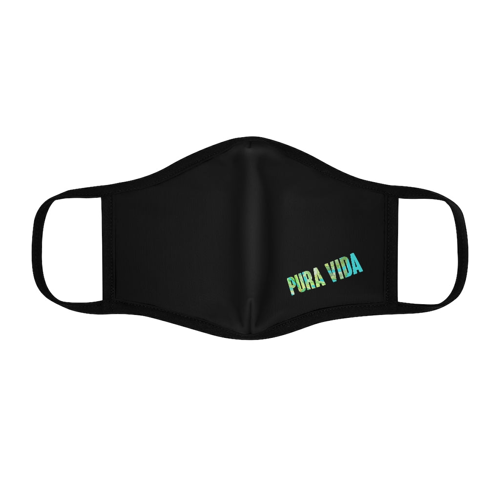 Pura Vida Fitted Polyester Face Mask