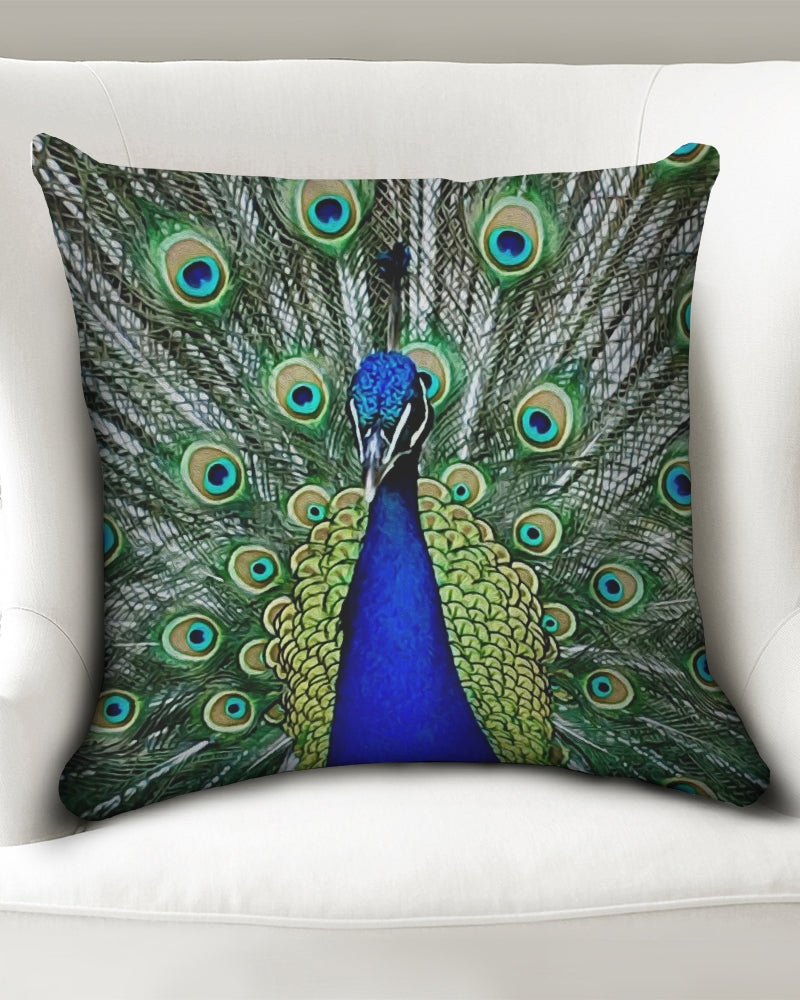 Grand Peacock Throw Pillow Case 20