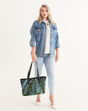 Load image into Gallery viewer, The Bright Painted Palm Stylish Tote (Vegan Leather)

