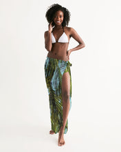 Load image into Gallery viewer, The Bright Painted Palm Tree Swim Cover Up
