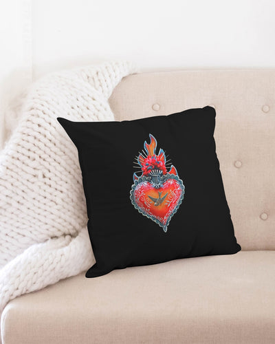 heart pillow Upcycled plastic textiles