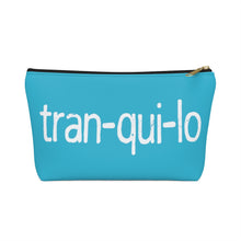 Load image into Gallery viewer, Tranquilo Zipper Accessory Cosmetic Pouch w T-bottom

