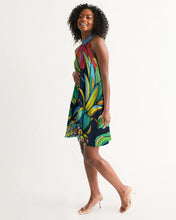 Load image into Gallery viewer, Bora Bora Pineapple Jungle Women&#39;s Halter Dress
