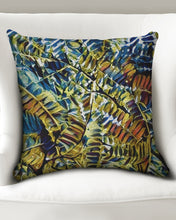 Load image into Gallery viewer, Acacia Throw Pillow Case 20&quot;x20&quot; Upcycled Plastic Textile
