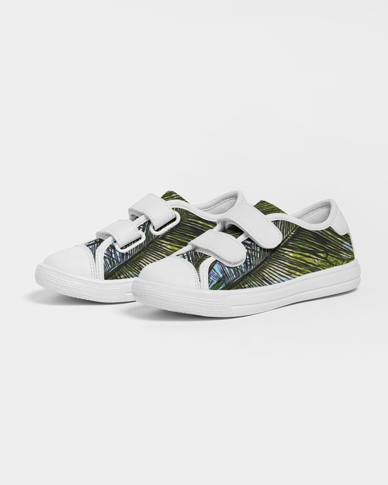 The Bright Painted Palm Kids Velcro Sneaker
