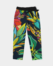 Load image into Gallery viewer, Bora Bora Pineapple Jungle Women&#39;s Belted Dress Tapered Pants
