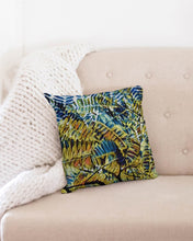 Load image into Gallery viewer, Acacia Throw Pillow Case 16&quot;x16&quot; Upcycled Plastic Textile
